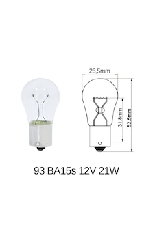 Oto Ampul 93 Ba15s 12v 21w Tek Duyarlı Düz Tırnak Şeffaf Işık Sinyal Fren Ve Geri Vites Lambası Standart Halojen Inwells Inw001 022 10 Adet Oto Ampul 93 Ba15s 12v 21w Tek Duyarlı Düz Tırnak Şeffaf Işık Sinyal Fren Ve Geri Vites Lambası Standart Halojen Inwells Inw001 022 10 Adet