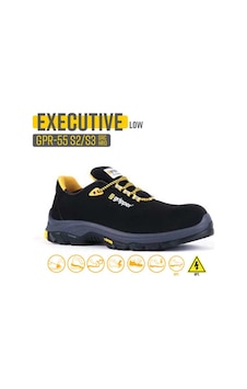 Gripper İş Ayakkabısı - Executıve Low Gpr-55 S2 Hro - 44 Siyah Gripper İş Ayakkabısı - Executıve Low Gpr-55 S2 Hro - 44 Siyah