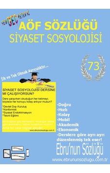AÖF İİBF Ebrunun Sözlüğü Siyaset Sosyolojisi - E Sözlük AÖF İİBF Ebrunun Sözlüğü Siyaset Sosyolojisi - E Sözlük