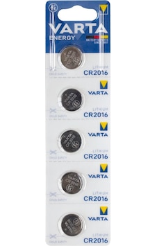 Varta CR2016 3 V Lityum Pil 5'li Paket Varta CR2016 3 V Lityum Pil 5'li Paket