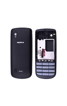 Nokia Asha 300 Kasa Kapak Tuş Takımı N300 Uyumlu Siyah Renk Orta Nokia Asha 300 Kasa Kapak Tuş Takımı N300 Uyumlu Siyah Renk Orta
