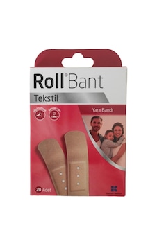 RollBant Tekstil Yara Bandı 20li RollBant Tekstil Yara Bandı 20li