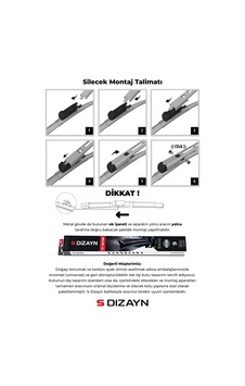 S-dizayn Mercedes-benz Gla X156 Ön Cam Silecek Seti 2013-2015 Premium Araca Özel 60-48 Cm A+ Kalite