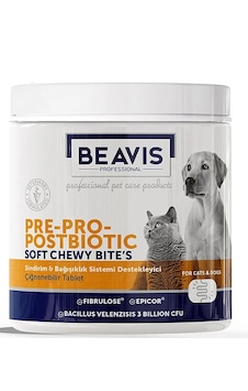 Pre Pro Postbiyotik Kedi Ve Köpekler İçin Çiğnenebilir Tablet 105 Gr Pre Pro Postbiyotik Kedi Ve Köpekler İçin Çiğnenebilir Tablet 105 Gr