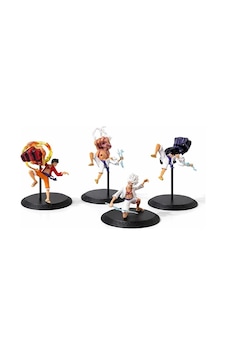 Anime One Piece Luffy Figürü 4'lü Set Alk5275 Anime One Piece Luffy Figürü 4'lü Set Alk5275