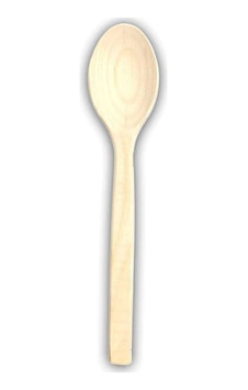 Ahşap Orta Boy Dişbudak Kaşık 27 Cm Diğer