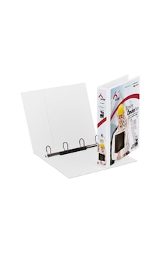 Önder Sunum Klasörü 4 Halkalı 90 Mm A4 Beyaz 2019-5