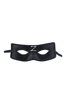 Zorro Maskesi Z Baskılı Lastikli Çok Renkli