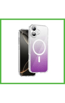 Vaveni Onegif İphone 17 Uyumlu Sora Simli Magsafe Kapak - Mor Arz Vaveni Onegif İphone 17 Uyumlu Sora Simli Magsafe Kapak - Mor Arz