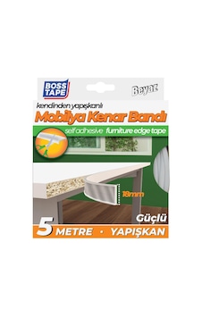 Mobilya Kenar Bandı Kendinden Yapışkanlı 18 Mm 5 Metre Beyaz Mobilya Kenar Bandı Kendinden Yapışkanlı 18 Mm 5 Metre Beyaz