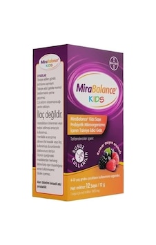 Mirabalance Kids Ptobiyotik Mikroorganizma İçeren Takviye Edici Gıda 12 Saşe