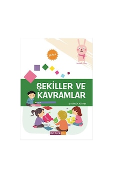 Şekiller ve Kavramlar Etkinlik Kitabı - 36 Ay - Elif Alkan - Bir Ocak Yayınları