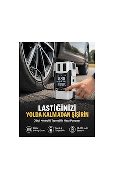 Araç Lastik Şişirme Pompası Ve Akü Takviye Powerba Pası-4-1-91050 Araç Lastik Şişirme Pompası Ve Akü Takviye Powerba Pası-4-1-91050