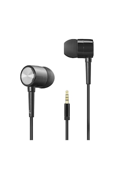 Kablolu Kulak İçi Mikrofonlu Kulaklık 3.5 Mm Pc Telefon Uyumlu Siyah Dhh1111bk Standart
