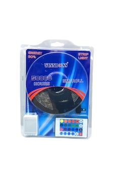 Rgb 3çip Kumandalı Şerit Led 5mt Rgb 3çip Kumandalı Şerit Led 5mt