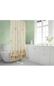 Zethome Tropik Banyo Duş Perdesi 6022 Çift Kanat Kahve 2X120X200 Çok Renkli Zethome Tropik Banyo Duş Perdesi 6022 Çift Kanat Kahve 2X120X200 Çok Renkli