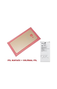 Samsung Galaxy Uyumlu A3 2016 A310 Arka Kapak Batarya Kapağı + Pil Cam Gold