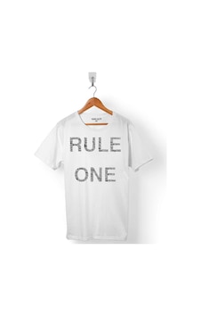 The Rules Of Fıght Club Fırst Kural Erkek Tişört 001