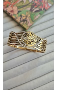 Çelik Gold Renk Yaşam Ağacı Kadın Kelepçe Altın Çelik Gold Renk Yaşam Ağacı Kadın Kelepçe Altın