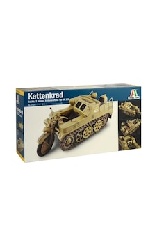 Italeri 7404s 1/9 Ölçek, Kettenkrad Yarı Paletli Motosiklet, Plastik Model Kiti