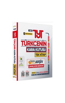 2025 TYT Türkçe Kara Kutu TEK KİTAP ÖSYM ARŞİV Çıkmış Soru Bankası Konu Özetli Dijital Çözümlü 2025 TYT Türkçe Kara Kutu TEK KİTAP ÖSYM ARŞİV Çıkmış Soru Bankası Konu Özetli Dijital Çözümlü