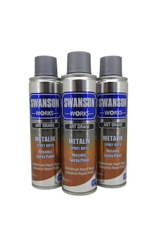 Swanson Works Metalik Sprey Boya Gümüş 250 ML N11.17503 Swanson Works Metalik Sprey Boya Gümüş 250 ML N11.17503