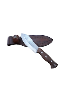 Ceviz Sap Geniş Ağız Av Kamp Bıçağı 4116 Çelik 25cm Çok Renkli Ceviz Sap Geniş Ağız Av Kamp Bıçağı 4116 Çelik 25cm Çok Renkli