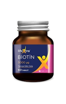 Lifextra Biotin Takviye Edici Gıda 60 Tablet Lifextra Biotin Takviye Edici Gıda 60 Tablet