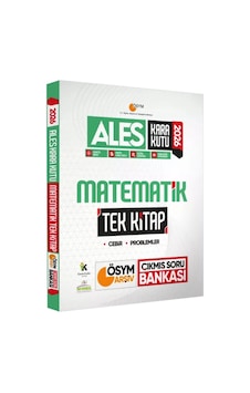 2026 Ales Kara Kutu Matematik Tek Kitap Ösym Arşiv Çıkmış Soru Bankası Konu Özetli Dijital Çözümlü 2026 Ales Kara Kutu Matematik Tek Kitap Ösym Arşiv Çıkmış Soru Bankası Konu Özetli Dijital Çözümlü