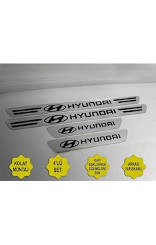 Hyundai H100 İle Uyumlu Kapı Eşiği Koruyucu Ön - Arka 4'lü Set Hyundai H100 İle Uyumlu Kapı Eşiği Koruyucu Ön - Arka 4'lü Set