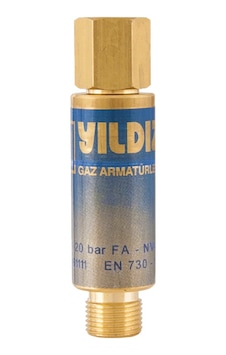 Yıldız 1030 Alev Emniyet Valfi Basinç Düsürücü Için Oksijen 5100 - 5200 - -5300 - 5400 Yıldız 1030 Alev Emniyet Valfi Basinç Düsürücü Için Oksijen 5100 - 5200 - -5300 - 5400