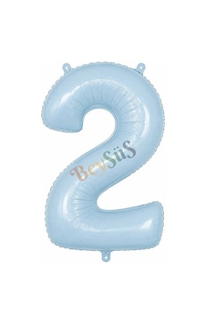 2 Rakam Folyo Balon Mavi Rengi 76 Cm 2 Rakam Folyo Balon Mavi Rengi 76 Cm