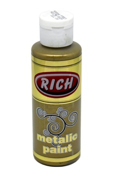 Rich Metalik Akrilik Boya 0772 Koyu Altın 130 Cc Rich Metalik Akrilik Boya 0772 Koyu Altın 130 Cc