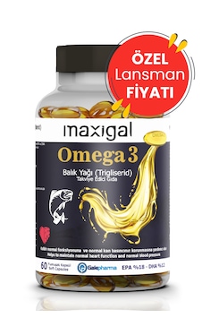 Maxigal Omega 3 Balık Yağı 2000 Mg 60 Kapsül Maxigal Omega 3 Balık Yağı 2000 Mg 60 Kapsül