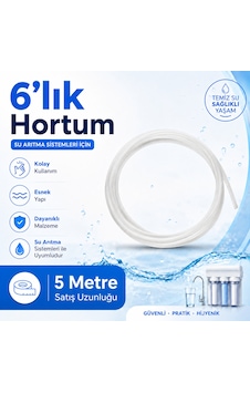 6 Lık Su Arıtma Hortumu 5 Metre 608506026