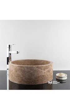 Light Emperador Silindir Lavabo Light Emperador Silindir Lavabo
