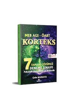 2026 Meb Ags Öabt Korteks Psikolojik Danışma Ve Rehberlik Pdf Çözümlü 7 Deneme Sınavı Çetin Bozkaya