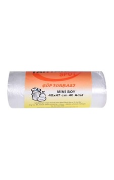 Çöp Torbası Mini Boy 40 Lı Çöp Torbası Mini Boy 40 Lı