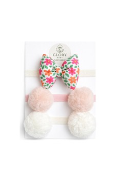 Kız Bebek Fiyonklu & Ponponlu Bandana - Saç Bandı 3'lü Set Pembe-ekru-turuncu Çiçek Pembe-ekru-turuncu Çiçek Kız Bebek Fiyonklu & Ponponlu Bandana - Saç Bandı 3'lü Set Pembe-ekru-turuncu Çiçek Pembe-ekru-turuncu Çiçek