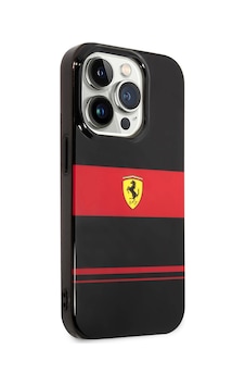 Apple iPhone Uyumlu 14 Pro Max Kılıf Ferrari Lisanslı M-safe Şarj Özellikli Yatay Çizgili Dizayn Ka Apple iPhone Uyumlu 14 Pro Max Kılıf Ferrari Lisanslı M-safe Şarj Özellikli Yatay Çizgili Dizayn Ka
