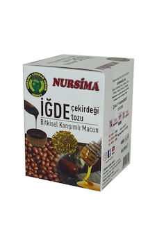Nursima İğde Çekirdeği Tozu Bitkisel Karışımlı Macun 240 G Doğal Bitkisel Karışım Nursima İğde Çekirdeği Tozu Bitkisel Karışımlı Macun 240 G Doğal Bitkisel Karışım