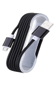 Micro Usb Örgülü Hızlı Şarj Ve Veri Kablosu - Kırılmaya Dayanıklı 1.2 Metre Siyah Micro Usb Örgülü Hızlı Şarj Ve Veri Kablosu - Kırılmaya Dayanıklı 1.2 Metre Siyah