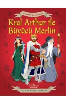 Çıkartmalı Kıyafetleriyle Kral Arthur ve Büyücü Merlin Çıkartmalı Kıyafetleriyle Kral Arthur ve Büyücü Merlin