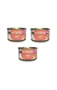 Schesir Somonlu Tam Ve Dengeli Broth Pişirme Suyunda Kedi Konservesi 85 Gr. X 3 Adet Schesir Somonlu Tam Ve Dengeli Broth Pişirme Suyunda Kedi Konservesi 85 Gr. X 3 Adet