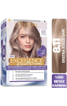 Loreal Paris Excellence Saç Boyası 8.11 Ekstra Küllü Sarı Loreal Paris Excellence Saç Boyası 8.11 Ekstra Küllü Sarı