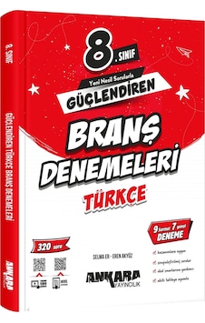 Ankara 2025 8. Sınıf Türkçe Branş Denemesi