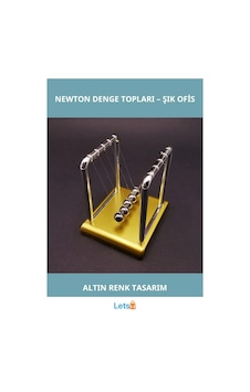 Şık Altın Renk Mini Boy Newton Balans Ofis Dekoru 1 Adet Şık Altın Renk Mini Boy Newton Balans Ofis Dekoru 1 Adet