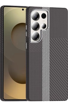 Samsung Galaxy Uyumlu S25 Ultra Kılıf M safe Özellik Karbon Sert Kapak Samsung Galaxy Uyumlu S25 Ultra Kılıf M safe Özellik Karbon Sert Kapak