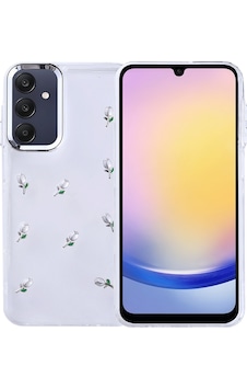 Galaxy A25 Kılıf Airbag Tasarımlı Simli Şeffaf Zore Kutup Kapak Lale Galaxy A25 Kılıf Airbag Tasarımlı Simli Şeffaf Zore Kutup Kapak Lale