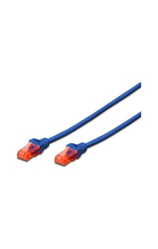Assmann Digitus DK-1617-050/B 5 Mt CAT6 AWG26/7 U/Utp LSZH Mavi Patch Cord Kablo Assmann Digitus DK-1617-050/B 5 Mt CAT6 AWG26/7 U/Utp LSZH Mavi Patch Cord Kablo